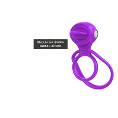 PENIS RING WITH TONGUE VIBRATOR
