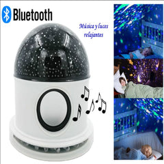 CHILDREN'S LED LIGHT PROJECTOR LAMP WITH BLUETOOTH