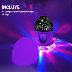 CHILDREN'S LED LIGHT PROJECTOR LAMP WITH BLUETOOTH