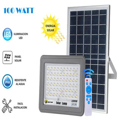 100W SOLAR LAMP WITH PANEL FOR INDOOR AND OUTDOOR