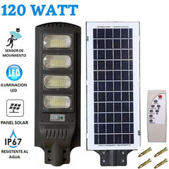 120W OUTDOOR SOLAR LAMP WITH MOTION SENSOR