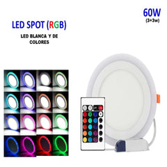 LED SPOT RGB CEILING LIGHT 3+3W / 60W