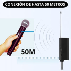 RECHARGEABLE PROFESSIONAL WIRELESS MICROPHONE