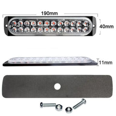 MINI DOUBLE COLOR LED BAR FOR 7 INCH MOTORCYCLE