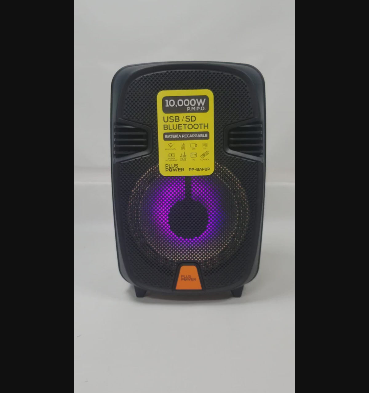 10,000W PERSONAL BLUETOOTH RECHARGEABLE SPEAKER