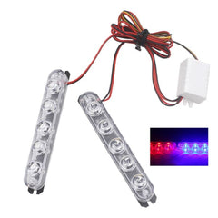 ﻿X4 6-POINT POLICE LED LIGHTS (2 PAIRS)
