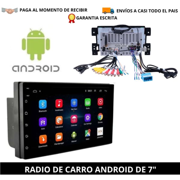 Tecno-Moda HN ﻿RADIO DE CARRO ANDROID DE 7" comprar online tienda tecno-moda tecnomoda honduras hn virtual